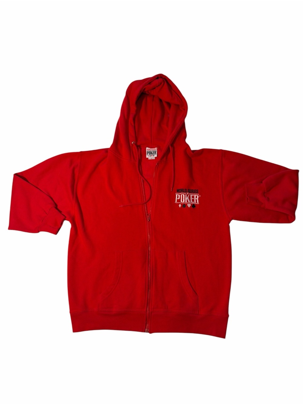 World Series of Poker Red Zip Hoodie